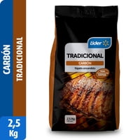 Carbón Tradicional 2,5 Kg Lider