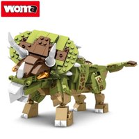 Juego De Bloques Armable Triceratops Woma 442 Piezas