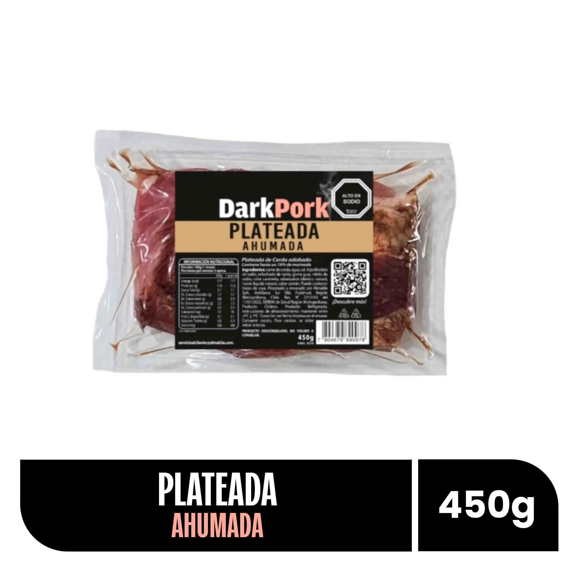 Plateada De Cerdo Ahumada 450 g Dark Pork