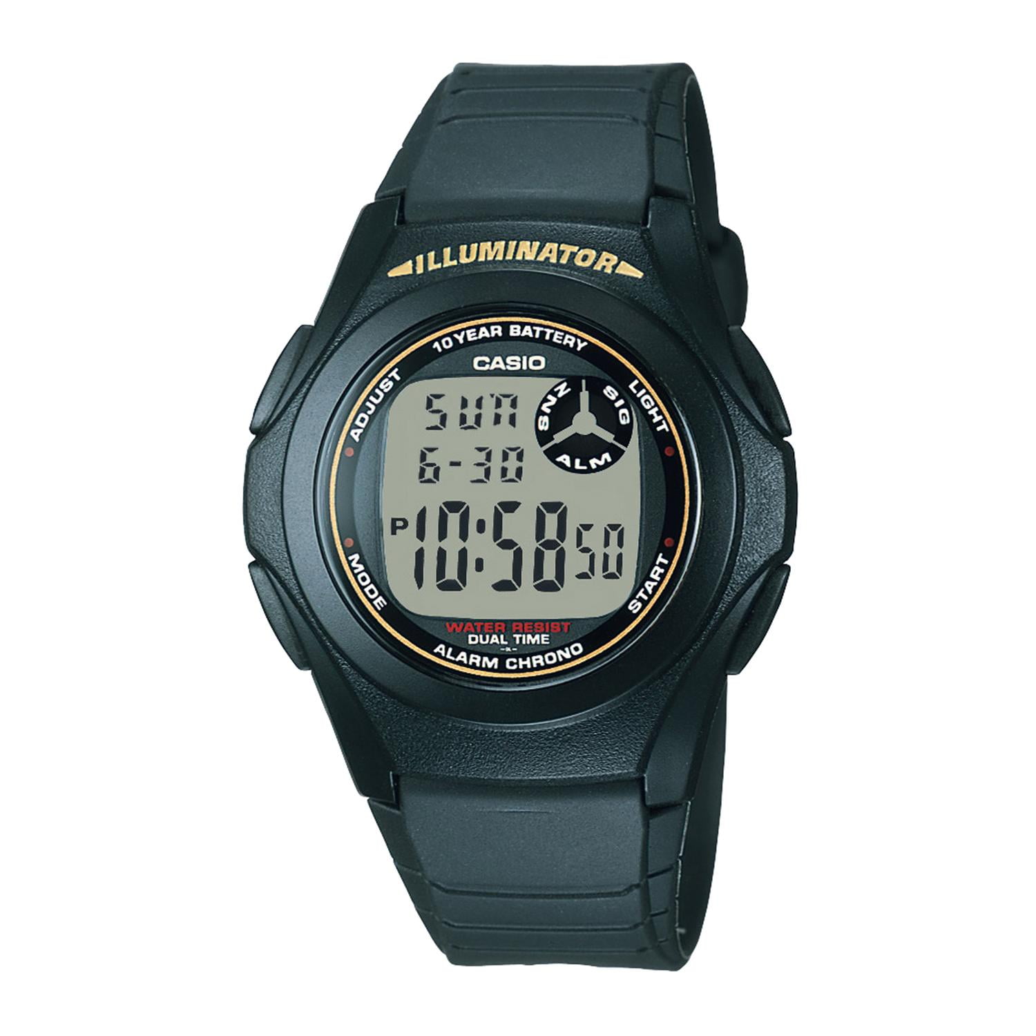 Reloj Hombre Casio F-200w-9adf Negro