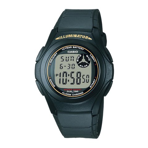 Reloj Hombre Casio F-200W-9Adf Negro