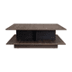 thumbnail image 4 of Mesa De Centro Bengali 37x80x100 Cm Coñac Y Wengue 2 Niveles, 4 of 15