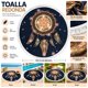 thumbnail image 5 of Toalla Redonda de Playa y Piscina con Estampado y Flecos 150 cm, 5 of 6