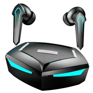 Genérico - Audífonos Ultra Bass Hi Fi + Powerbank + Led + Tws + Gamer Azul