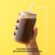 thumbnail image 4 of Vaso JoyJolt de 475 ml, juego de 4 con tapa de bambú y pajilla, 4 of 9