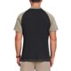 thumbnail image 3 of INSPIRE CHIC Camisa Henley de Manga Corta con Bloque de Color Retro para Hombre S Negro, 3 of 5