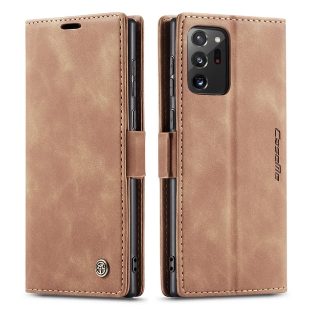 1pc Flip Case For Samsung Galaxy S23 S22 Ultra Note 10 Note 20 Ultra Retro Magnetic Card Artificial Leather Wallet