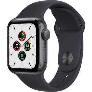 Apple Watch Series Se 40Mm Gps + Cellular Aluminum Space Gray + Black Band 32Gb (Reacondicionado)
