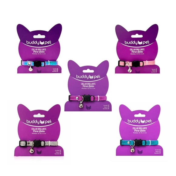 Collar para Gato con Campana Brillante, 1 Un