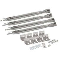 Ioensy - 4X Tubos De Quemador De Parrilla Piezas De Barbacoa Quemadores De Tubo De Parrilla De Gas Para El Hogar Camping Estilo A
