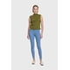 thumbnail image 4 of Polera Mujer Recogido Costados Verde, 4 of 4
