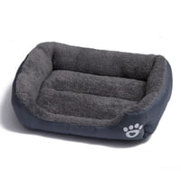Genérico - Cama Ultrasuave Para Mascotas Gris Talla M 54Cm X 42Cm