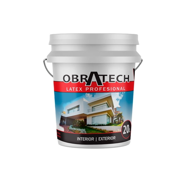 Pintura Obratech Interior Y Exterior Blanco Látex X20lts