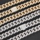 thumbnail image 2 of Cadenas Cubanas Sólidas Gruesas de 16-24 Pulgadas para Hombre Grande, Cadena de Eslabones Cubanos de Hip Hop Extra Brillante para Hombre, Ancho 21 Mm Collar de Eslabones Cubanos Miami Iced Out -, 2 of 6