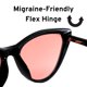 thumbnail image 3 of Family Tree Remedies Anteojos de Sol Tipo Gato FL-41 para Migraña, 3 of 7