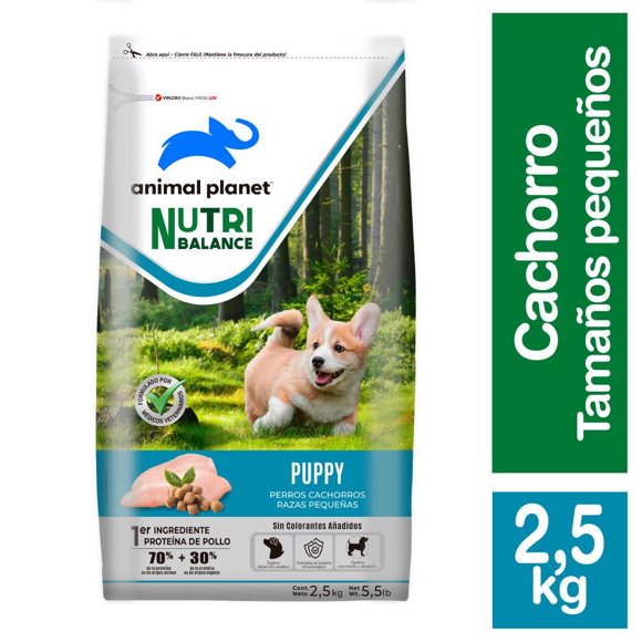 Alimento Seco Cachorro Raza Pequeña Sabor Pollo Bolsa, 2,5 Kg