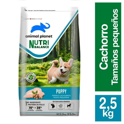 Alimento Seco Cachorro Raza Pequeña Sabor Pollo Bolsa 2,5 Kg Animal Planet