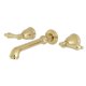 thumbnail image 1 of Grifo Kingston Brass KS7122AL de montaje en pared con centro de 8 pulgadas, 1 of 2