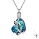 thumbnail image 1 of Collar relicario cenizas o recuerdos corazon blue, 1 of 3