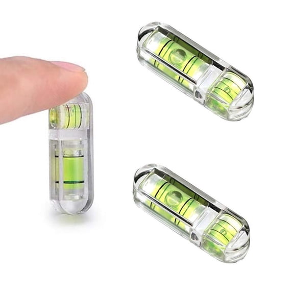 Nivel SIZIKJXGHWYI Mini Acrílico 30 × 9 mm, Pack de 3