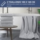 thumbnail image 2 of Set De 2 Toallas Grande De Baño Toallon 100 x 140 Cm Microfibra Az, 2 of 8