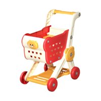 Bothyi - Carrito De Compras De Juguete Para Niños Carrito De Compras De Juguete Para Niños Y Niñas De 3 Años En Adelante Rojo