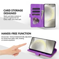 Funda Para Foxdock Elegante Funda Samsung Galaxy S25 Plus Glitter Con Cremallera-Ideal Para El Uso Diario