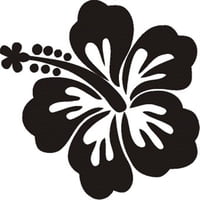 Rienda Libre - Sticker Flor De Hibiscus Auto Camioneta Suv Auto Camioneta