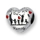 thumbnail image 1 of Charm Dije Abalorio Familia De 5 Plata 925 Corazón, 1 of 3