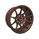thumbnail image 1 of Juego de Llantas 14X6.5 4x100/4x114.3 Et5 MATT BRONZE DX616, 1 of 2