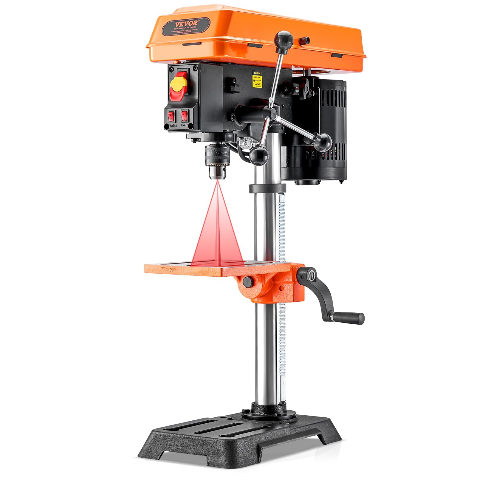 Prensa Perforadora De Sobremesa Vevor, Motor De Inducción De 10 Pulgadas Y 6.2 A