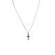thumbnail image 1 of Collar modelo cruz 2, oro amarillo italiano 18k, 1 of 3