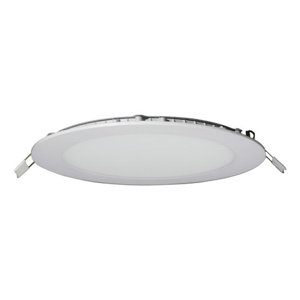 Teimporta - Panel Led Foco Plafón Empotrado Redondo 18W 22Cm Luz Neutra Blanco