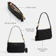 thumbnail image 4 of Bolso COACH Plaza 18 para mujer en piel granulada natural negra, 4 of 7