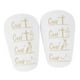 thumbnail image 2 of 2 Piezas De Espinilleras De Fútbol Accesorios Tablero Protector De Pantorrilla Para Hombres Ni?os Mujeres Xs Blanco, 2 of 5