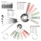 thumbnail image 2 of Juego de tazas y cucharas medidoras CuttleLab de acero inoxidable, 22 piezas, 2 of 8