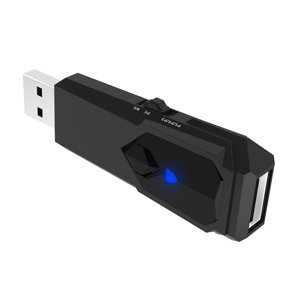 Magideal - Receptor Transmisor De Videojuegos Portátil Mini Adaptador De Controlador Inalámbrico Adaptador Convertidor Para Interruptor/Interruptor Oled
