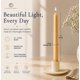thumbnail image 4 of Velas Northern Lights Candles 30 cm Burdeos (Pack de 2), 4 of 4