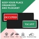 thumbnail image 5 of Cartel de privacidad K KitchenTour magnético, libre/ocupado para puerta, 5 of 7
