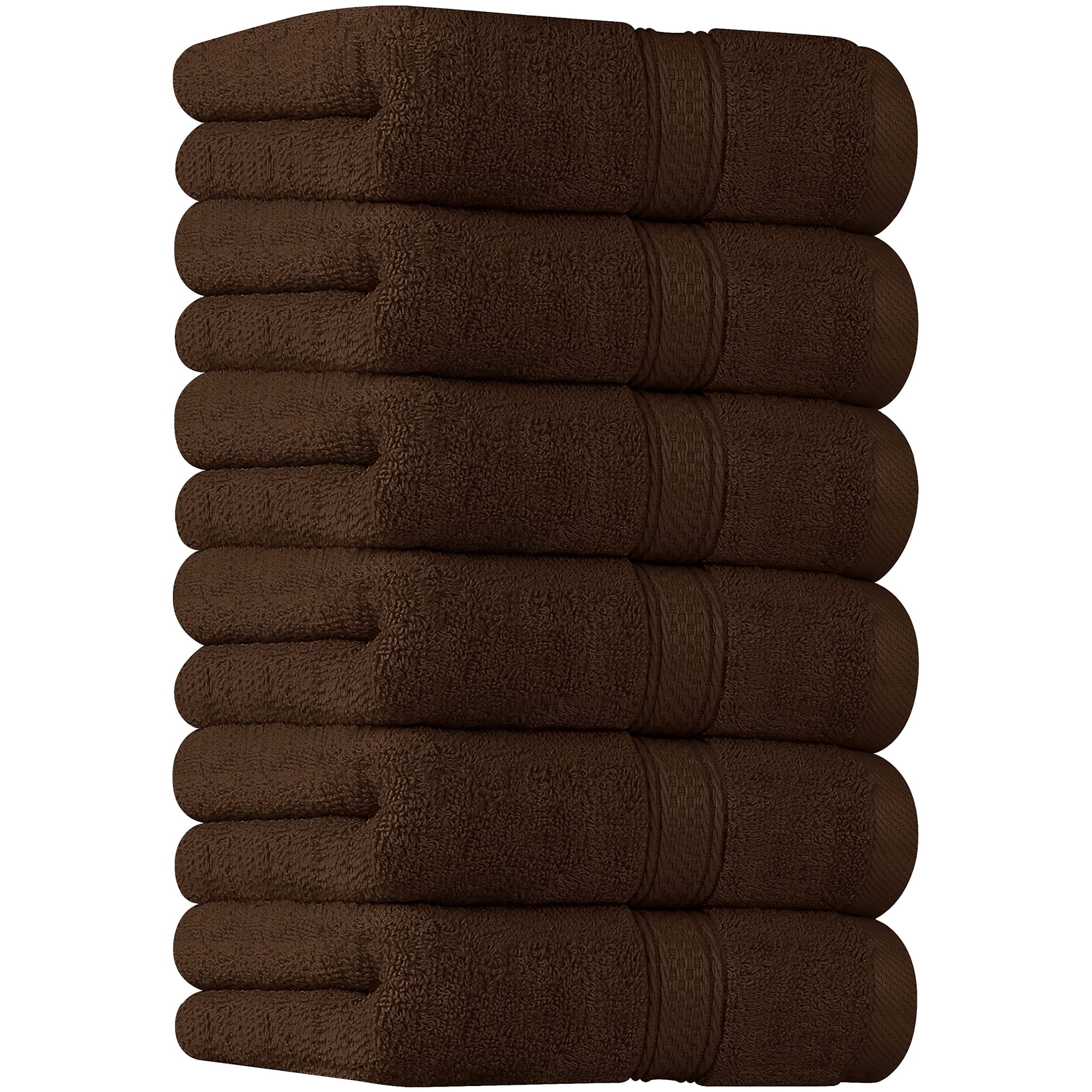 Utopia Towels - Toallas De Mano Paquete De 6 100% Algodón Hilado En Anillos