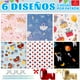 thumbnail image 4 of Set 12 Papel De Regalo Navidad Surtidos Cintas Lazos 75x51cm, 4 of 8