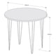 thumbnail image 4 of Mesa De Comedor Redonda Con Patas De Metal, 4 of 4