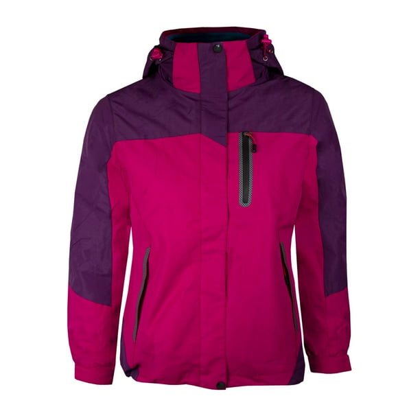 Chaqueta 3 En 1 Desmontable Bicolor Mujer