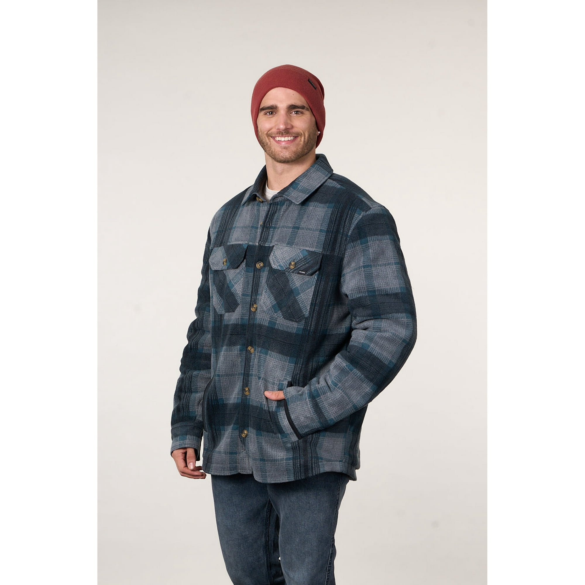 Polemic - Camisa Campera Polar Sherpa Hombre