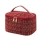 thumbnail image 1 of Bolsa De Maquillaje Multifunción Portátil Para Mujer, Organizador De Maquillaje, Bolsa De Aseo, Color Rojo, 1 of 5