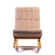 thumbnail image 2 of Silla Mecedora Sin Apoya Brazos Beige Lino, 2 of 3