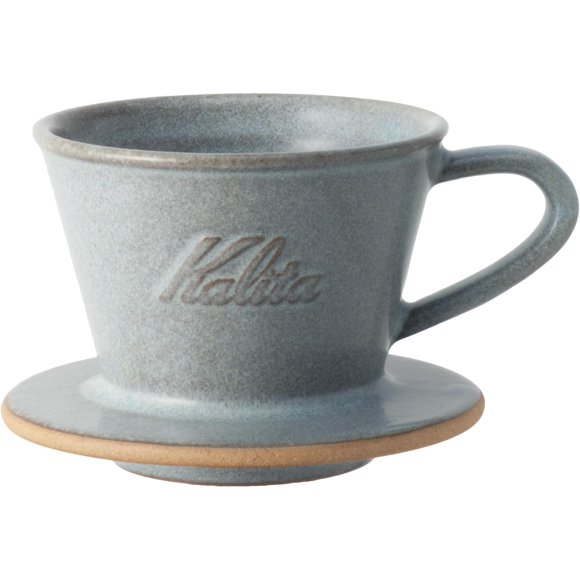 Goteador de café Kalita Mino Ware 1‑2 personas, gris arena