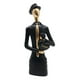 thumbnail image 3 of Figura De Resina Para Decoración Del Hogar, Oficina, Sala De Estar, Estatua De Amante, Escultura De Niño Negro, 3 of 3