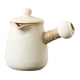thumbnail image 2 of Tetera De Porcelana Rústica Con Mango Antiescaldaduras Para Senderismo Al Aire Libre, Casa De Té, 700ml Con Tapa, 2 of 3