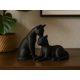 thumbnail image 2 of Figura Decoración- Escultura Gatos Minimalistas en Pareja, 2 of 2